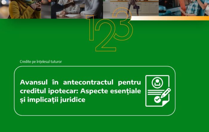 Avansul în Antecontractul pentru Credit Ipotecar: Aspecte Esențiale și Implicații Juridice