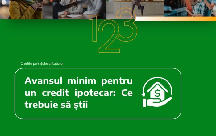 Avansul minim pentru un credit ipotecar: ce trebuie să știi