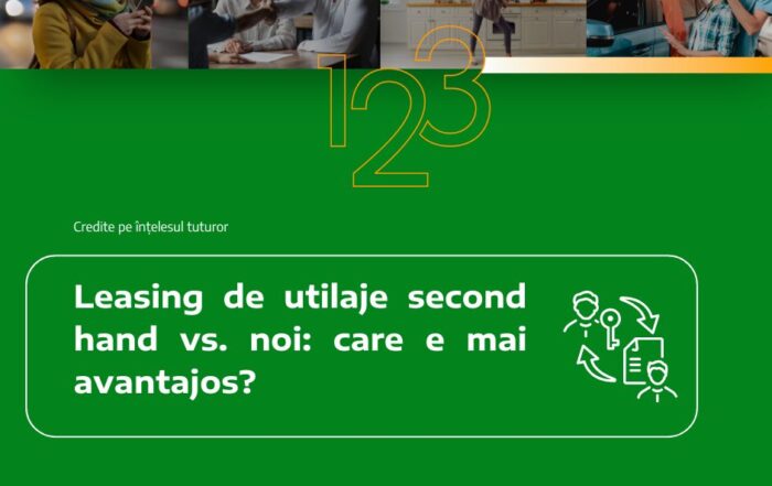 Leasing de utilaje second hand vs. noi: care e mai avantajos?