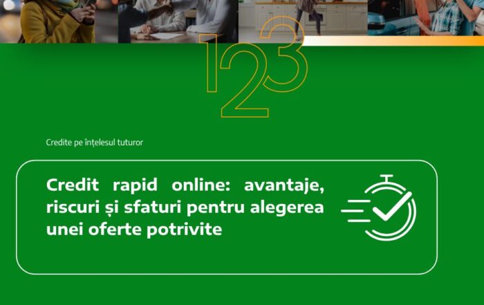 Credit rapid online: avantaje, riscuri și sfaturi pentru alegerea unei oferte potrivite