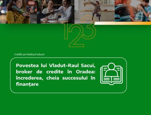 Povestea lui Vladut-Raul Sacui, broker de credite în Oradea: încrederea, cheia succesului în finanțare