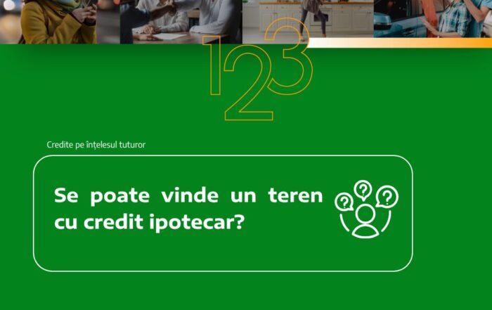 Se poate vinde un teren cu credit ipotecar?