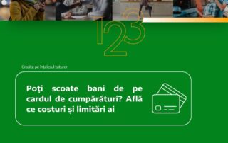 Poți scoate bani de pe cardul de cumpărături? Află ce costuri și limitări ai
