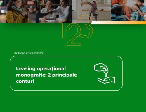 Leasing operațional monografie: 2 principale conturi