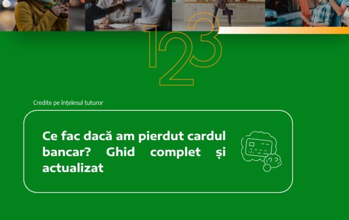 Ce fac dacă am pierdut cardul bancar? Ghid complet și actualizat