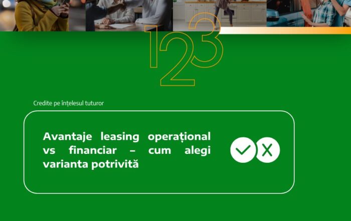 avantaje leasing operational vs financiar