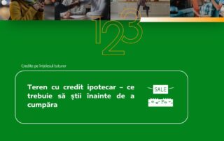 teren cu credit ipotecar