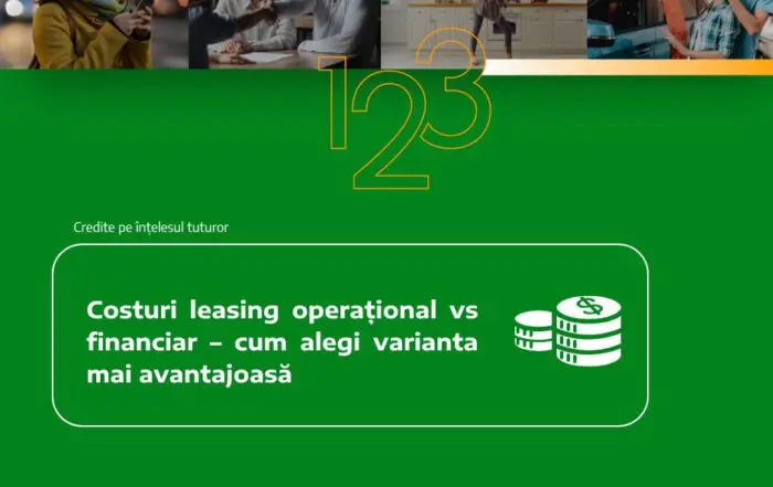 costuri leasing operational vs financiar