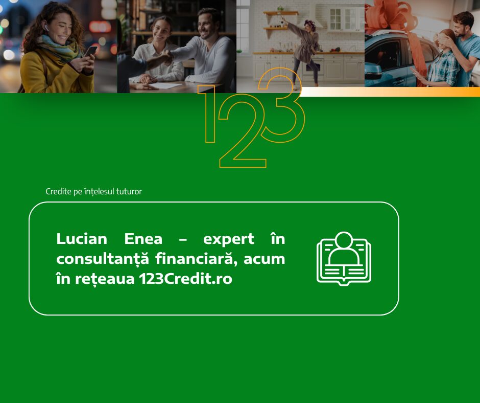 Lucian Enea &#8211; expert în consultanță financiară, acum în rețeaua 123Credit.ro