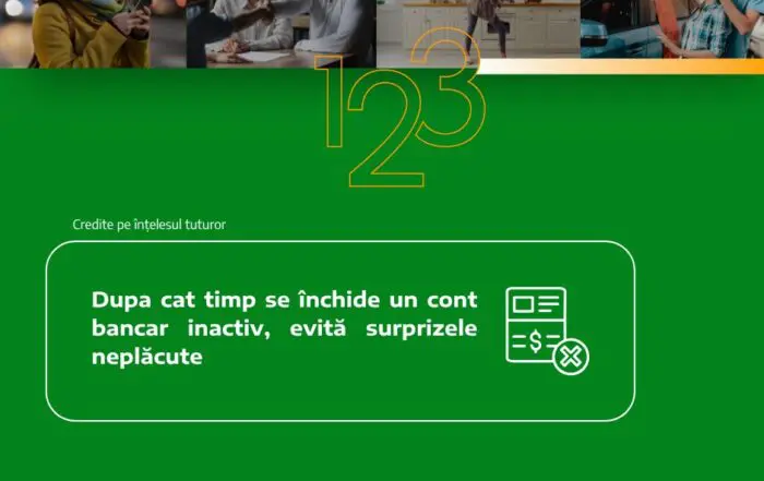 Dupa cat timp se închide un cont bancar inactiv
