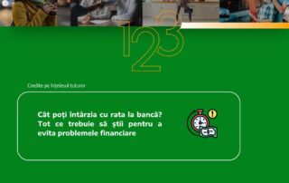 cat poti intarzia cu rata la banca
