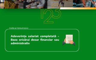 adeverinta salariat completata
