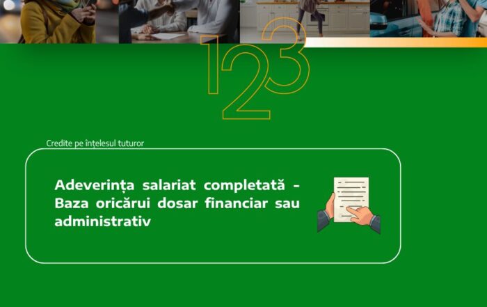 adeverinta salariat completata