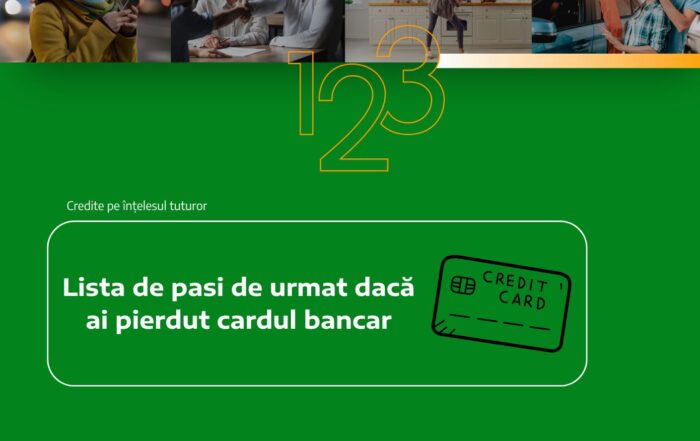 lista pasi de urmat daca ai pierdut cardul bancar