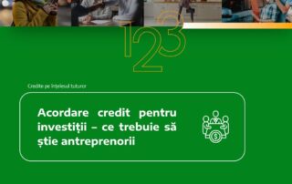 acordare credit pentru investitii