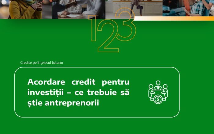 acordare credit pentru investitii