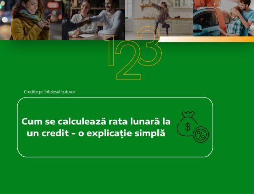 Cum se calculează rata lunară la un credit – o explicație simplă