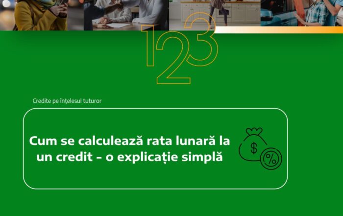 rata lunara la credit cum se calculeaza