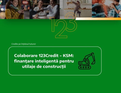 Colaborare 123Credit – KSM: finanțare inteligentă pentru utilaje de construcții
