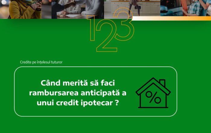 Rambursare anticipata credit ipotecar - Merită ?